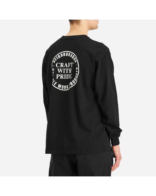 Neighborhood Black Ls-2 T-Shirt for men