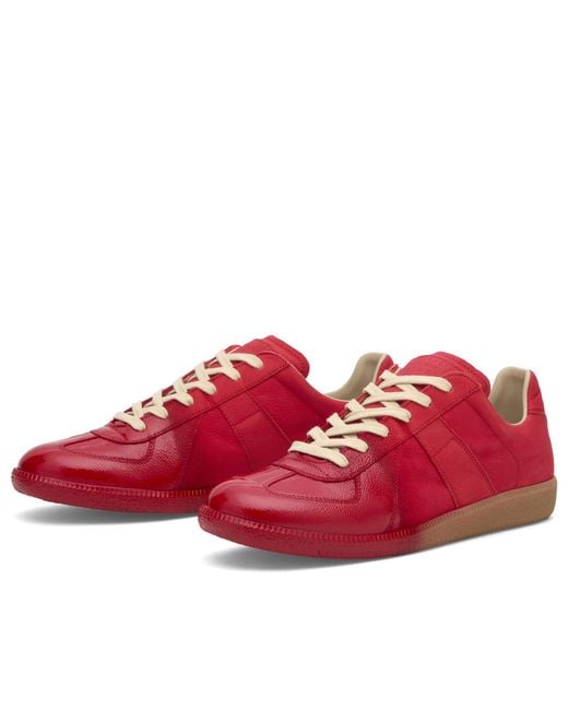 Maison Margiela Red Replica Sneakers for men