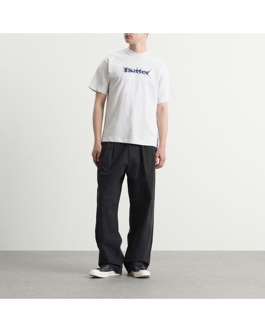 Butter Goods Blue Pleated Trousers for men