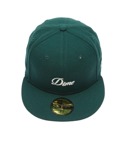 Dime Green Cursive New Era Cap for men