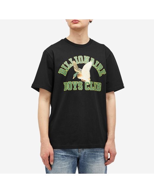 BBCICECREAM Black Duck Varsity T-Shirt for men