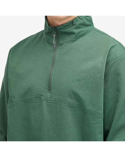 Kestin Green Aberfeldy Half-Zip Windbreaker Jacket for men