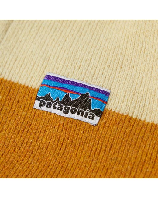 Patagonia Orange 50th Anniversary Recycled Wool Rugby Knit