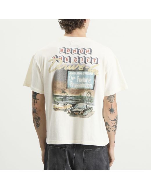 Honor The Gift White Feature Presentation T-Shirt for men