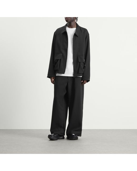 Y-3 Black Technical Shirt Jacket for men