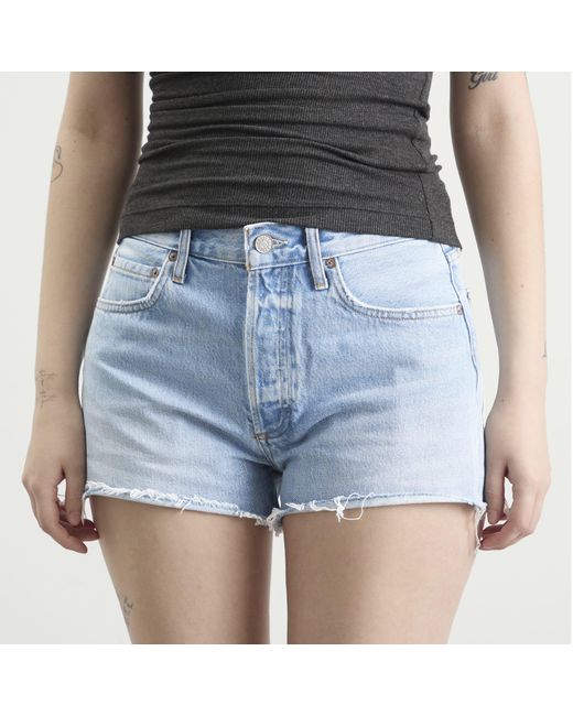 Agolde Blue Parker Short