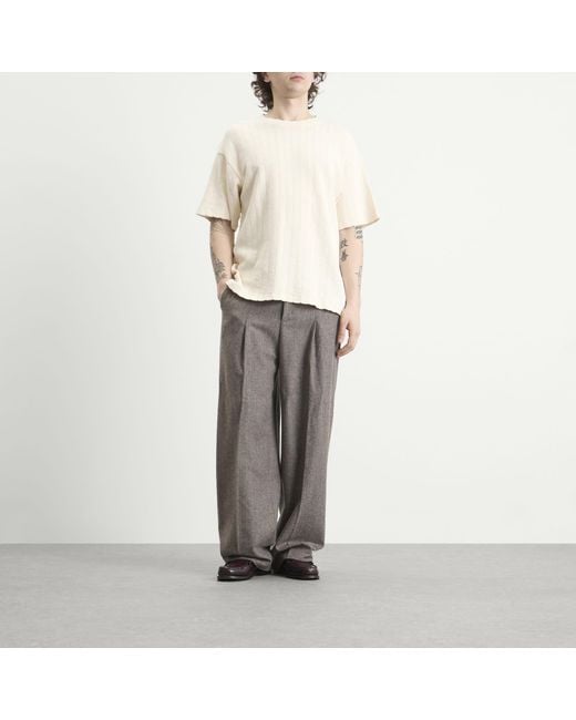 A Kind Of Guise Natural Thuy Open Knit T-Shirt for men