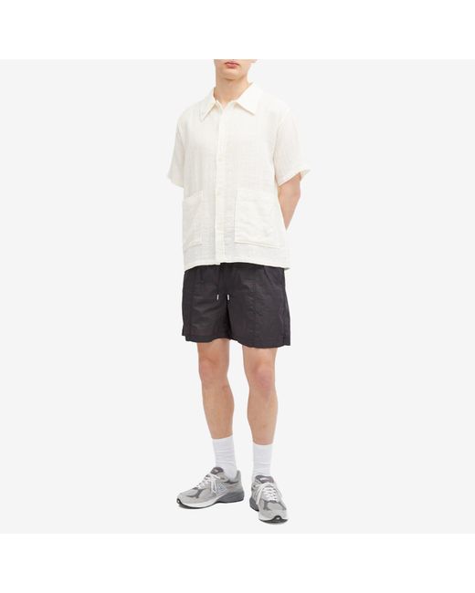 mfpen White Short Sleeve Senior Shirt for men