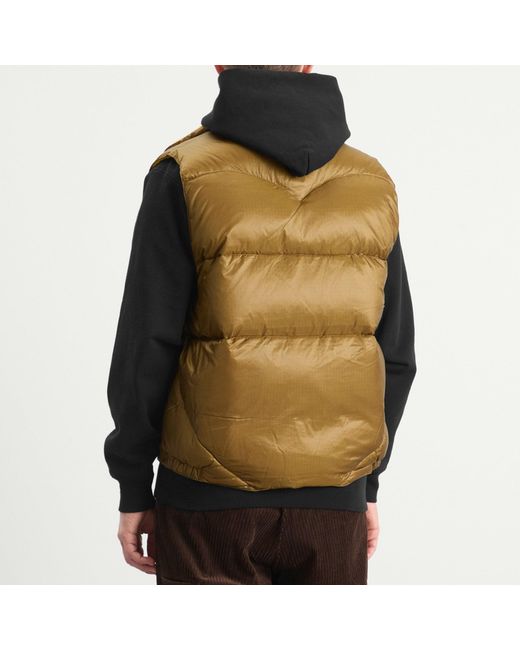 Human Made Brown Reversible Down Vest for men