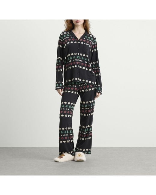 Skims Black X Cpfm Sleep Set