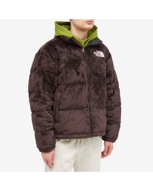 The North Face Versa Velour Nuptse Jacket in Brown for Men | Lyst UK
