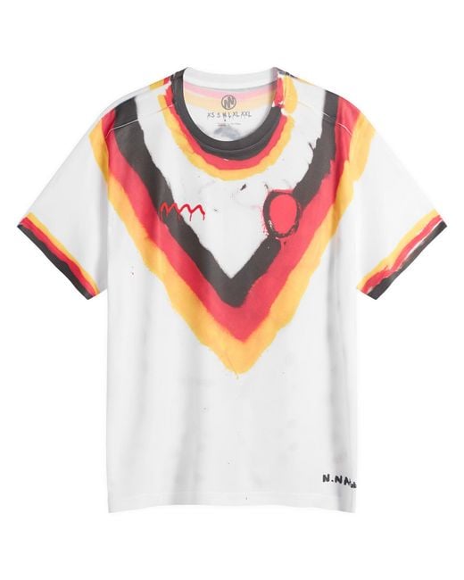 Navinder Nangla Multicolor Germoney Football Jersey for men