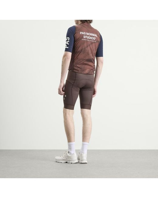 Pas Normal Studios Brown Mechanism Stow Away Gilet for men