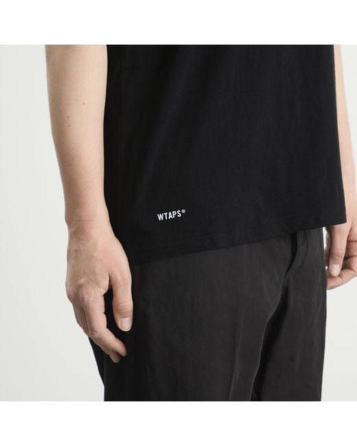 (w)taps Black Skivvies 3-Pack Tee for men