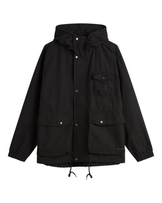 Snow Peak Black Light Dobby Cloth Parka Jacket for men