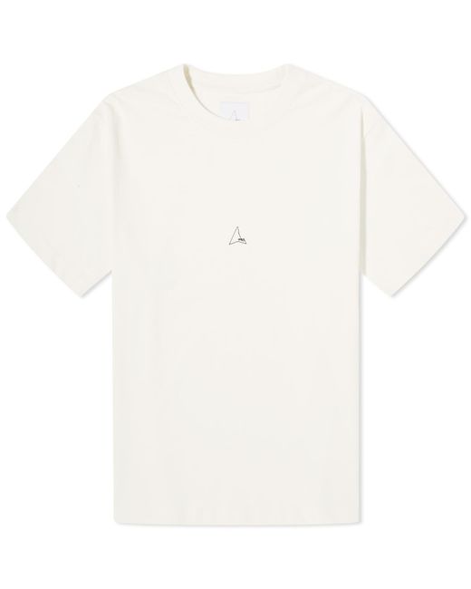 Roa White Logo T-Shirt for men