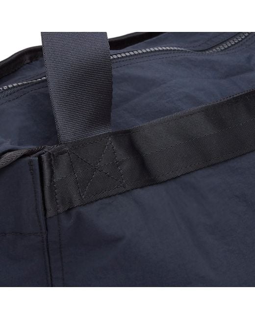 C P Company Blue Plain Paper Touch Zipped Bag for men