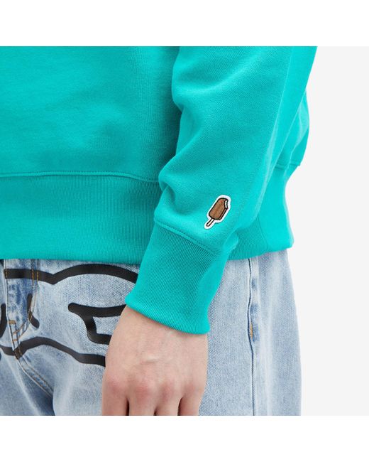 ICECREAM Blue Drippy Sweatshirt for men