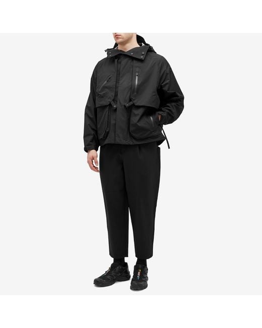 F/CE Black Pertex Waterproof Technical Moutain Jacket for men