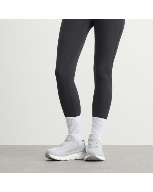 Hoka One One White Bondi 7 Sneaker
