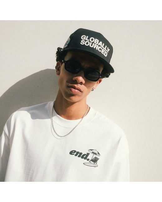 END. Black Globally Sourced Cap