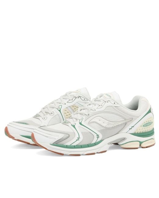 Saucony White Progrid Triumph 4 Sneaker for men