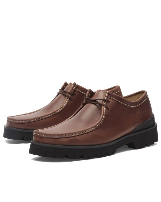 Clarks Brown Walla Yukoner Shoes for men