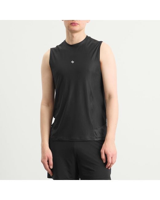 REPRESENT 247 Black Hybrid Tank for men