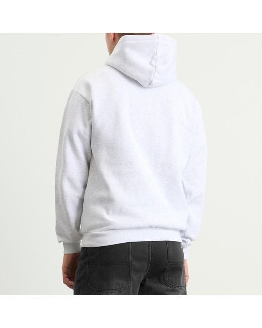 Butter Goods White Radiant Logo Hoodie for men