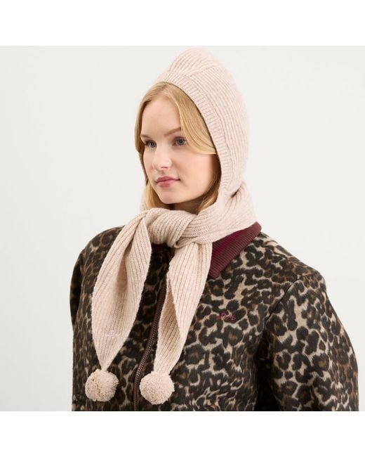 Damson Madder Natural Tie Front Hood
