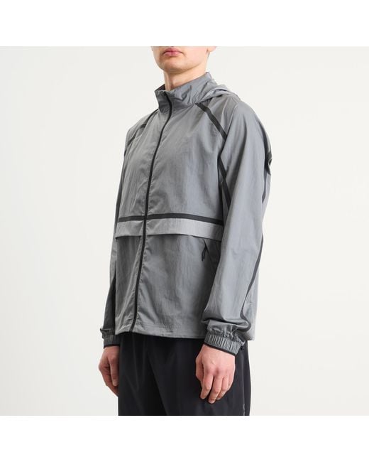 On Shoes Gray Performance Volt Jacket for men