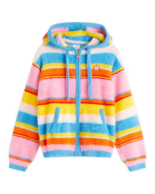 Casablanca Orange Fluffy Oversized Hoodie
