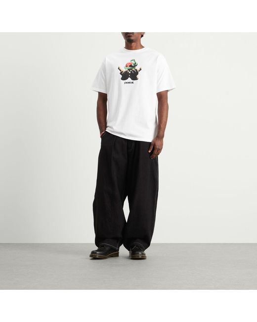 Postalco White Forbidden Fruit T-Shirt for men