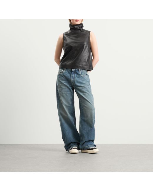 Rick Owens Blue Geth Jeans
