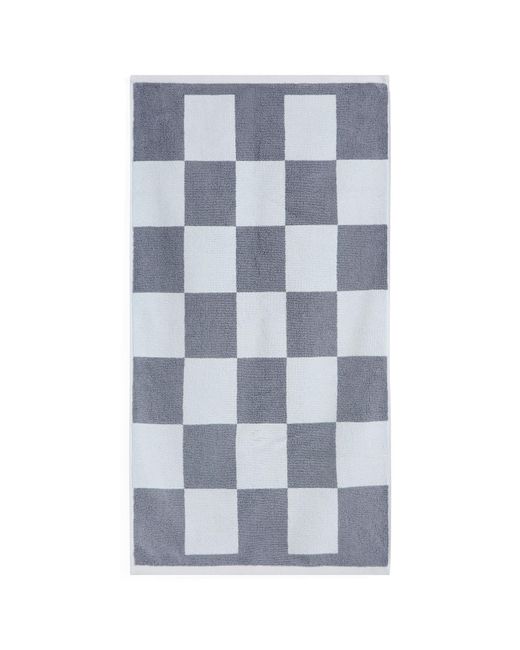 Hay Blue Check Bath Mat