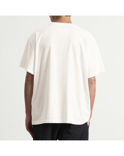 Maison Margiela White Mm6 Logo T-Shirt for men