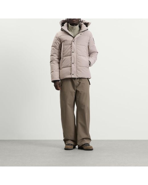 Canada Goose Gray Wyndham Parka Jacket Disc for men