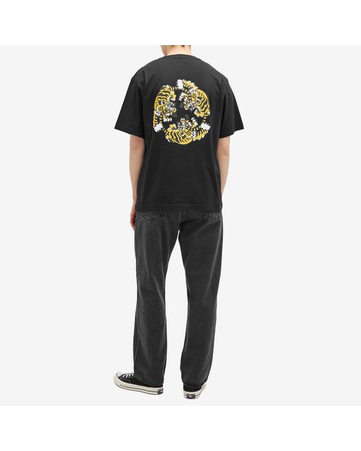KENZO Black Verdy Collection Oversized T-Shirt for men