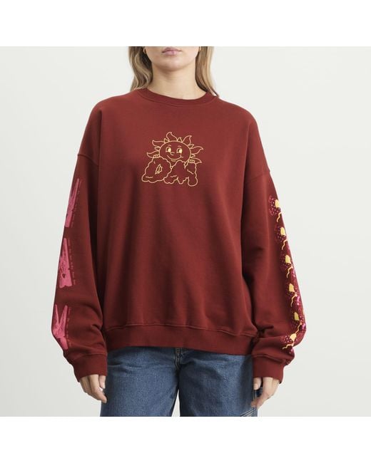 Damson Madder Red Sundried Washing Line Sweatshirt