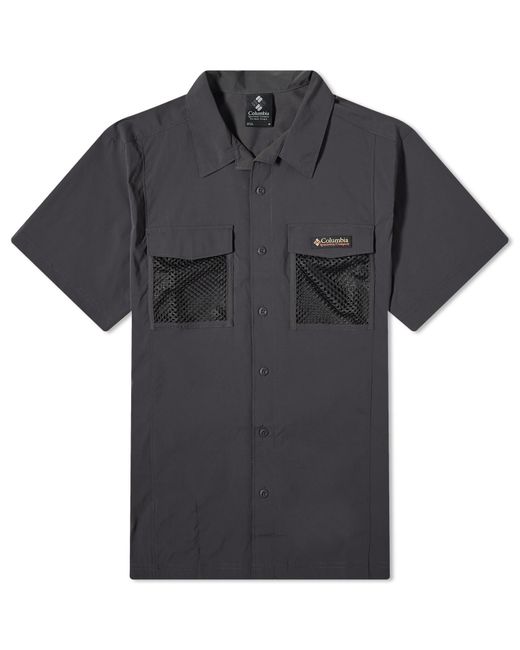 Columbia Black Painted Peak Short Sleeve Shirt for men