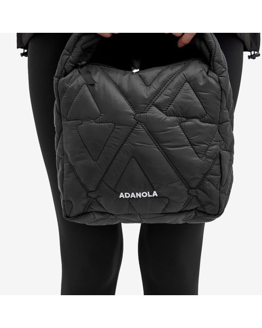 ADANOLA Black Quilted Mini Bag