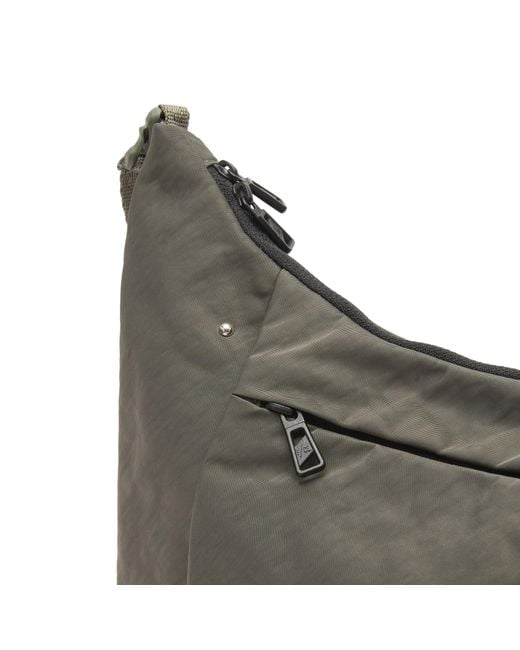 F/CE Gray Textured Twill Pouch