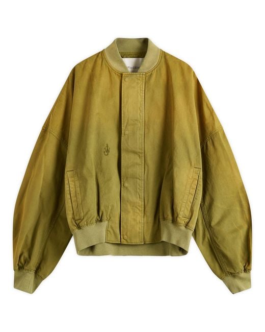 J.W. Anderson Green Bomber Jacket for men