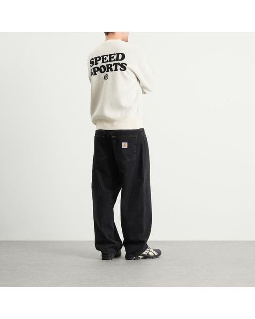 Pawa Speed Sports White Doggo Knit Sweater for men