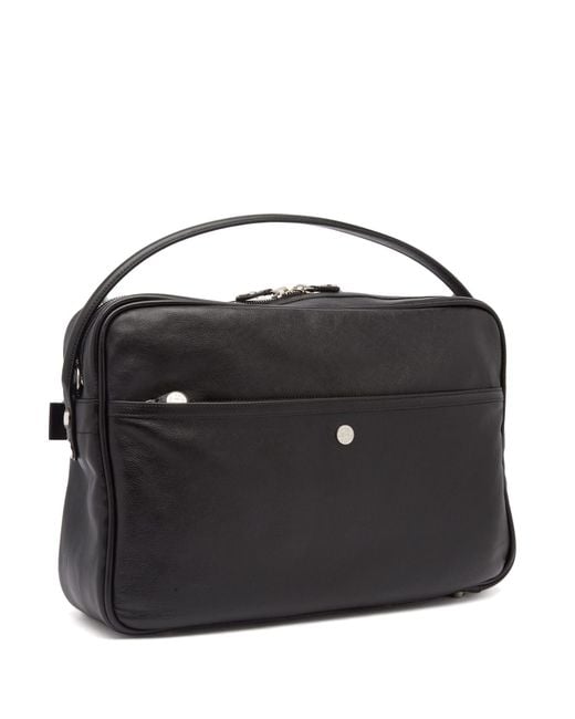 Acne Black Camero Leather Bag Medium