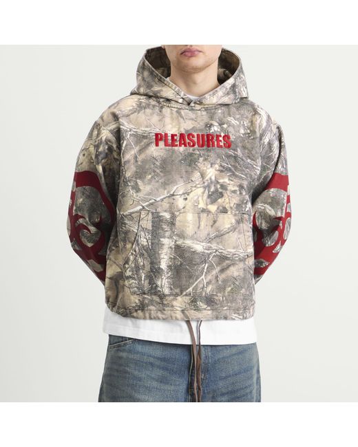 Pleasures Multicolor Hunt Canvas Hoodie for men