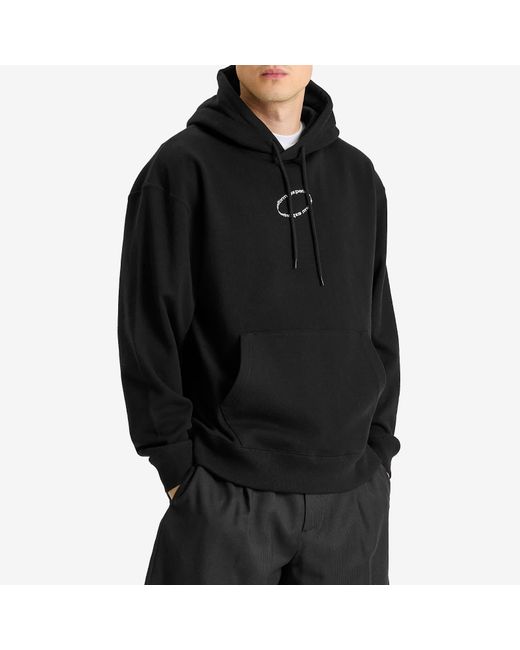 Uniform Experiment Black Loop Logo Hoodie for men