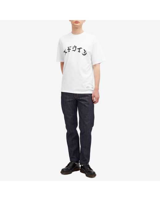 Edwin White High Life Low Levels T-Shirt for men