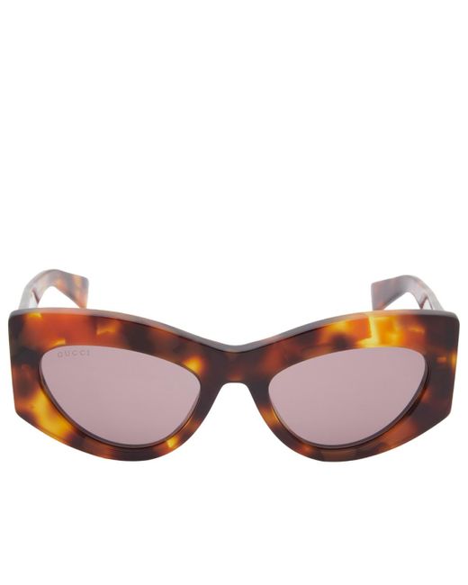 【関税込み】Gg1843s Sunglasses - Gucci - Acetate - Brown Gucci Gg1843S Sunglasses in Brown | Lyst