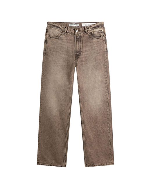 Our Legacy Brown Carlson Cut Jeans for men